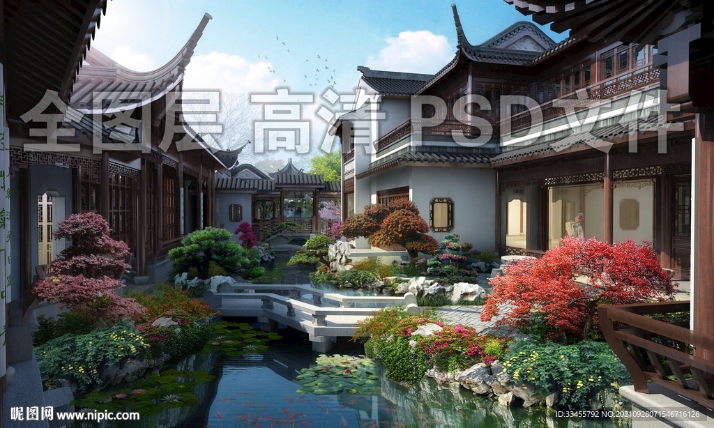 园林古建效果图