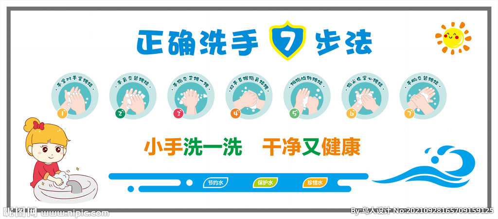 七步洗手法