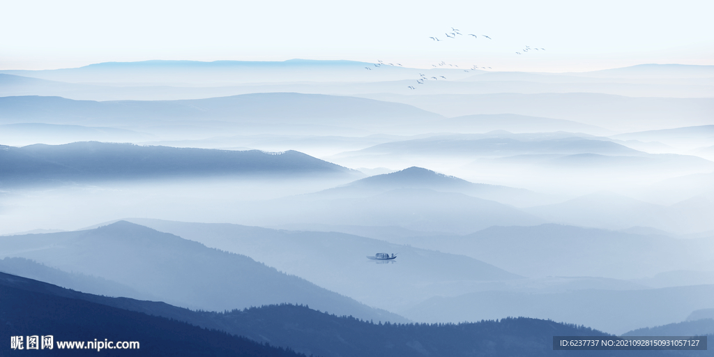 新中式山水画