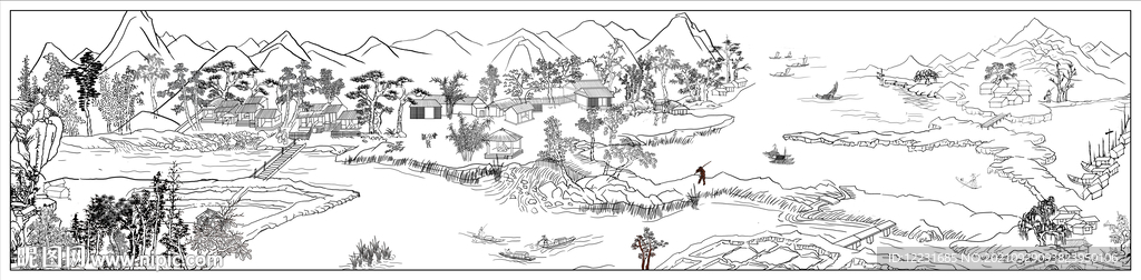 绣溪春涨