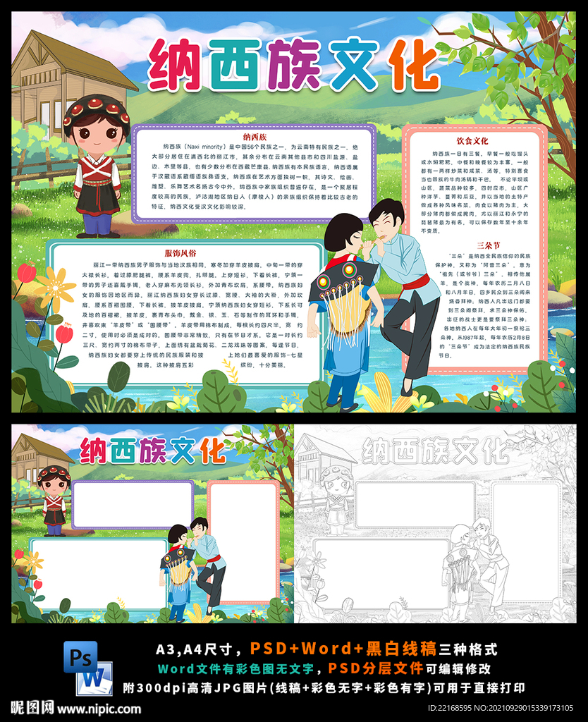 纳西族少数民族风俗旅游民俗文化