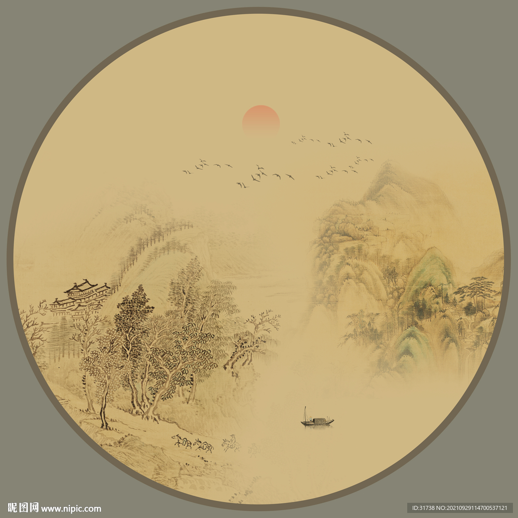 水墨山水