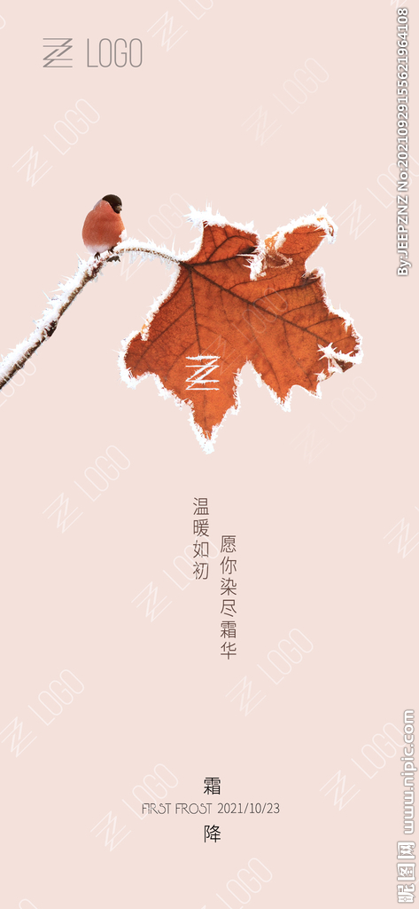 霜降海报