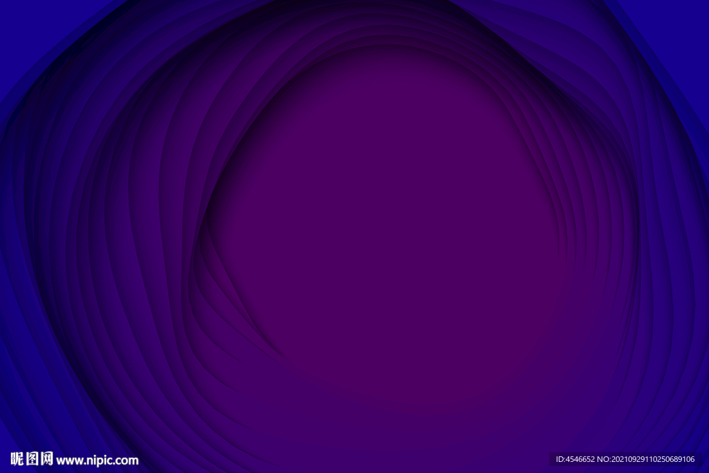 深紫色3D抽象剪纸背景