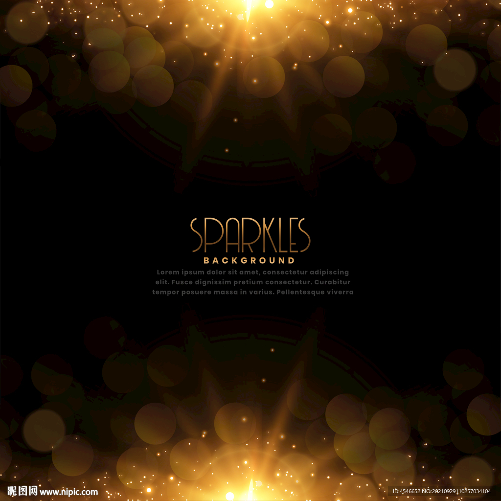 金色封面背景板