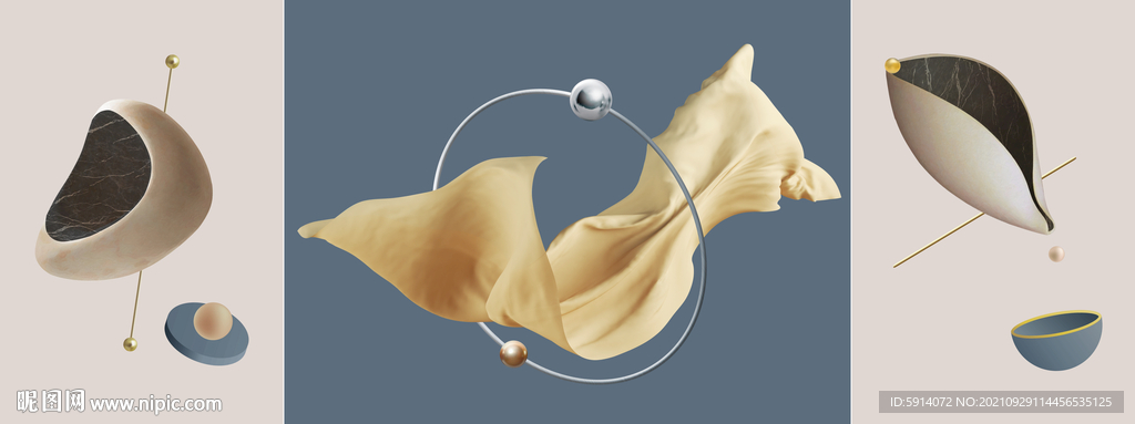 晶瓷画 抽象画 立体画