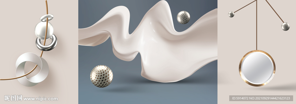 晶瓷画 抽象画 立体画