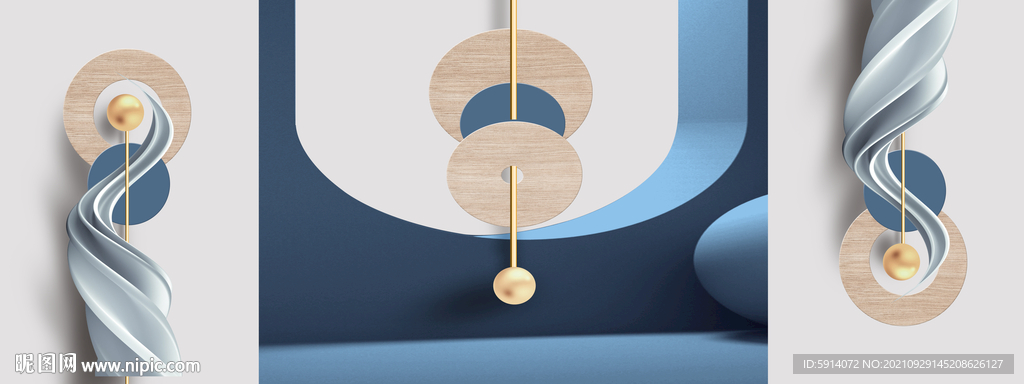 晶瓷画 抽象画 立体画