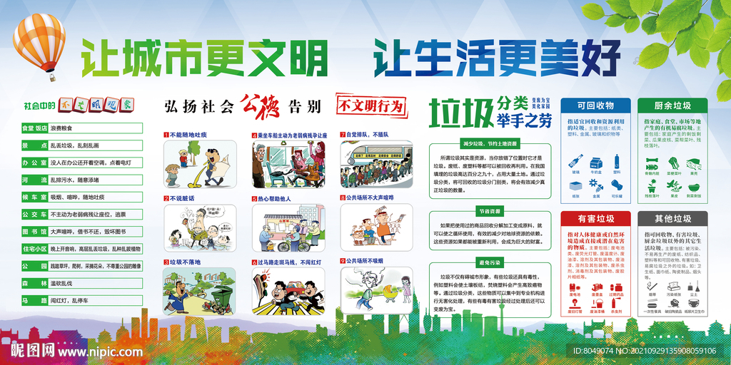 文明创建宣传栏