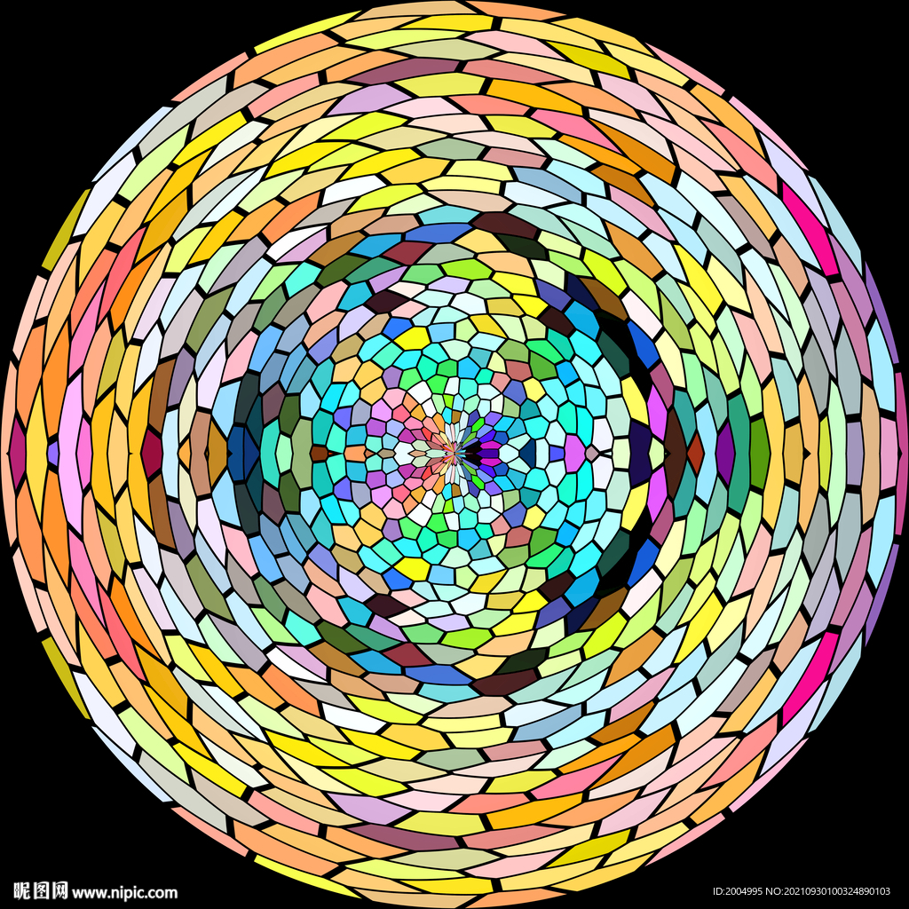 彩色玻璃吊顶图案