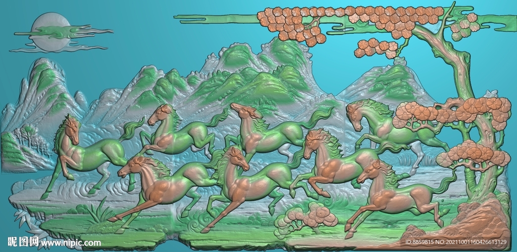 灰度新款马到功成