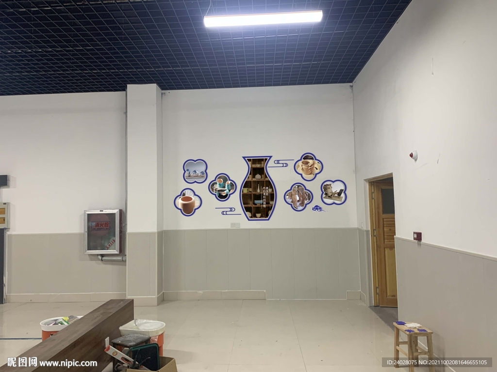 陶艺馆装饰墙