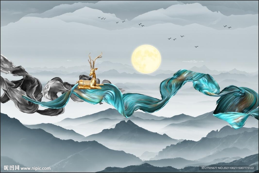 新中式意境山水