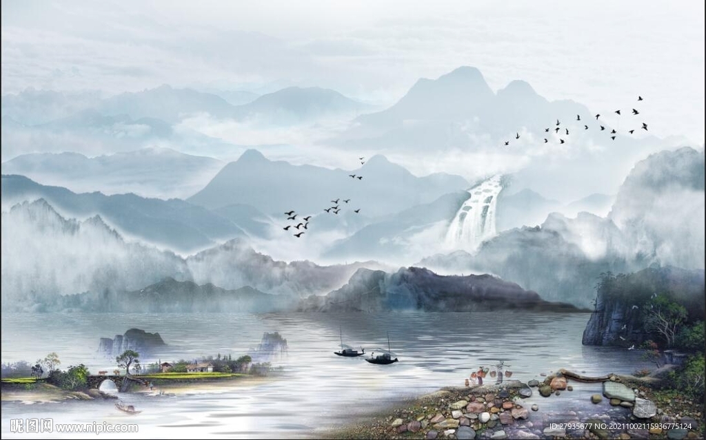 新中式意境山水