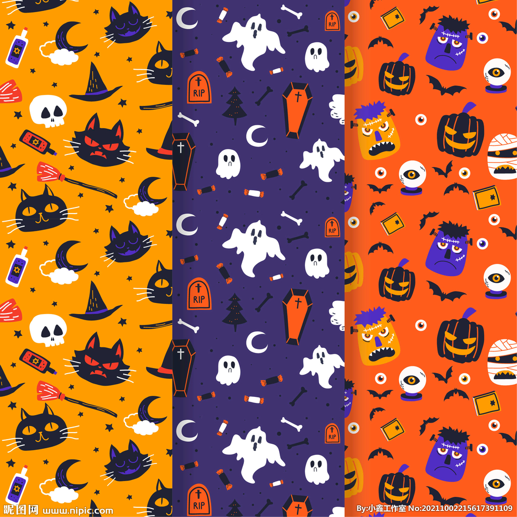 万圣节主题底纹