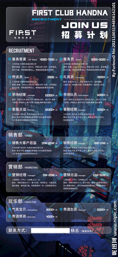 酒吧 招聘 汇总