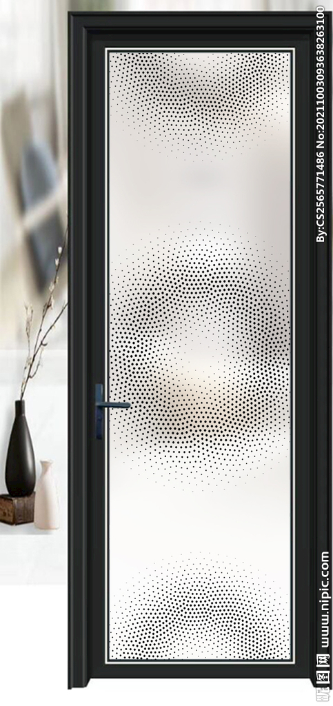 高清分层平开门打印图