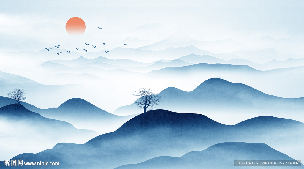 意境山水画