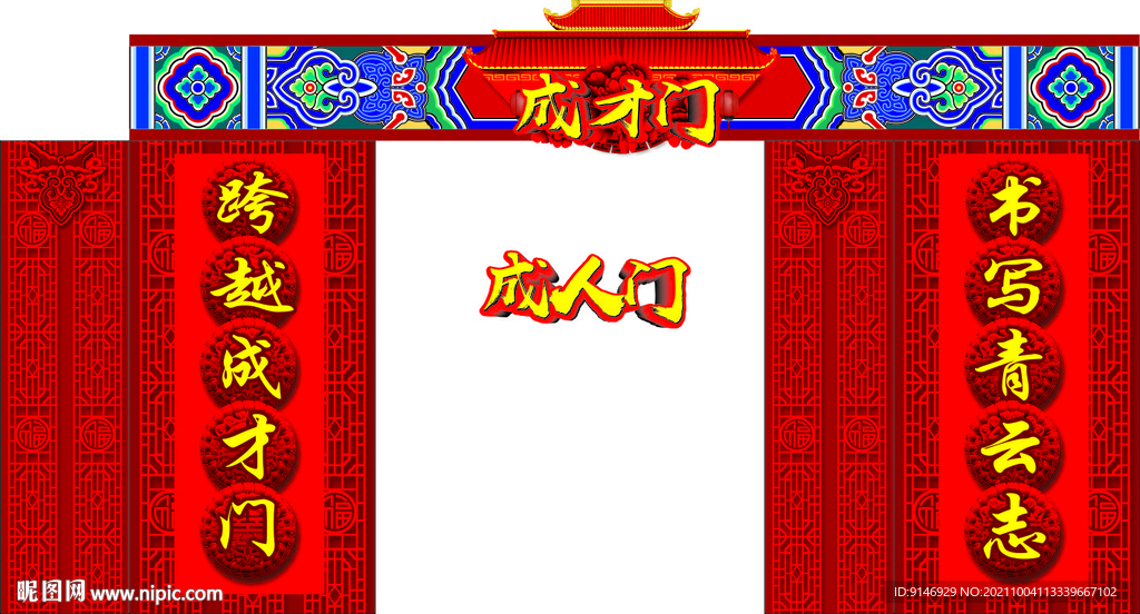 成才门