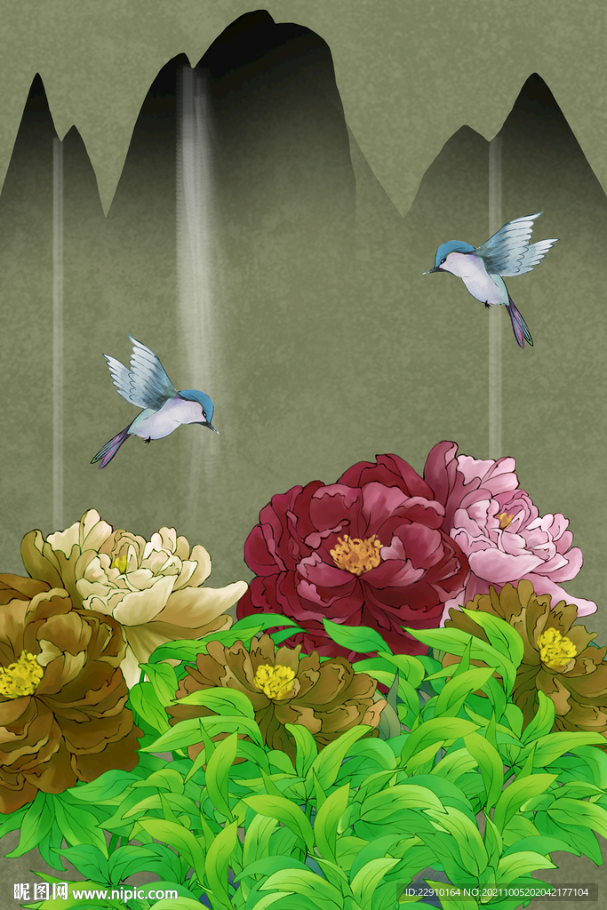花鸟背景图