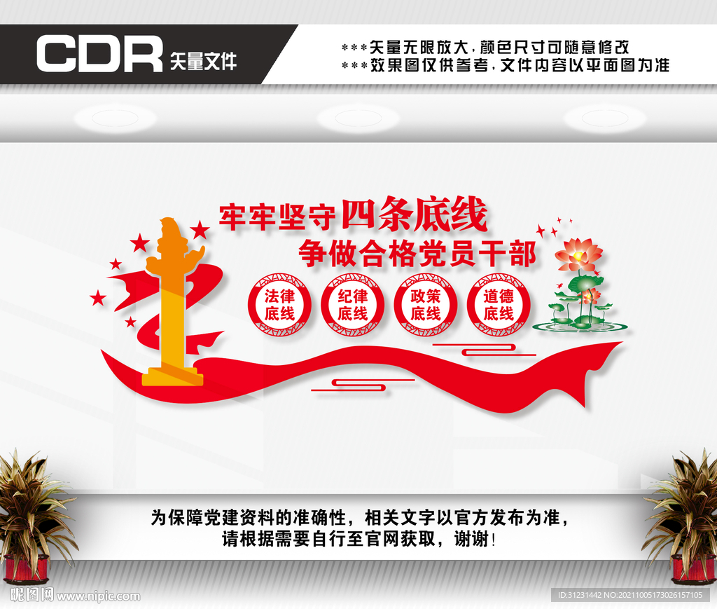 四条底线文化墙