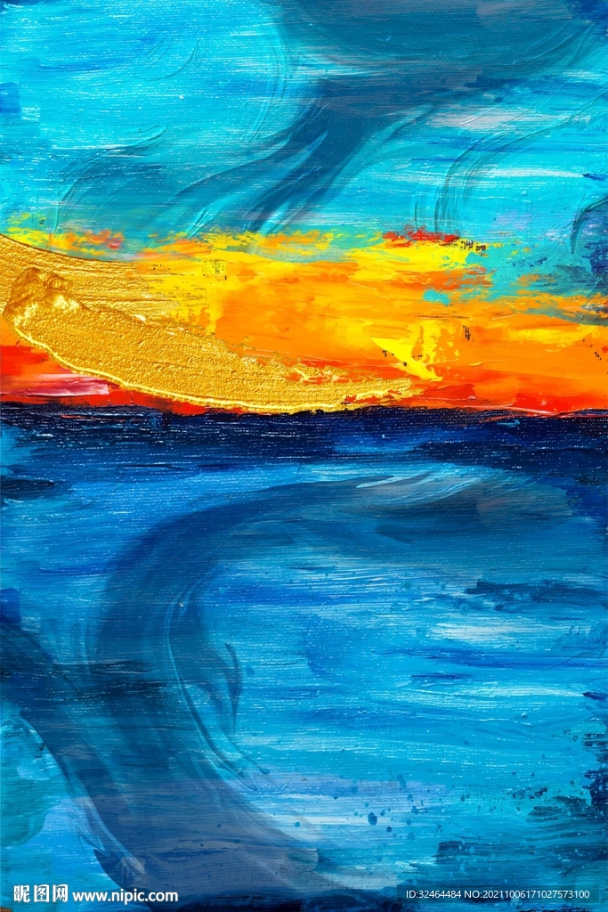 抽象油画