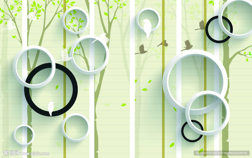 简约电视墙背景