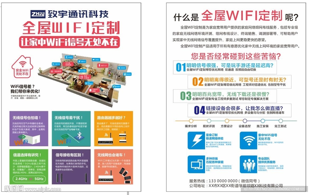 全屋wifi定制 未转曲