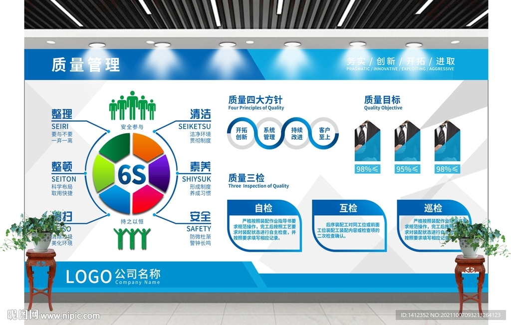6S宣传栏质量管理