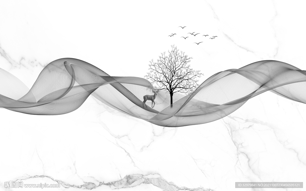 高清 最新灰色背景墙文件分层 