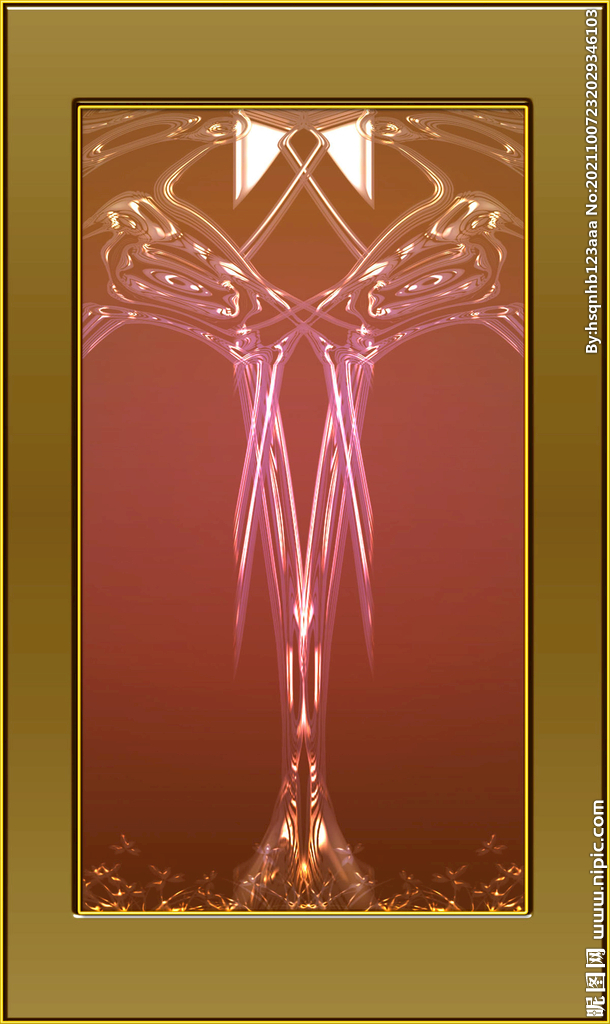 高清玄关双喜图