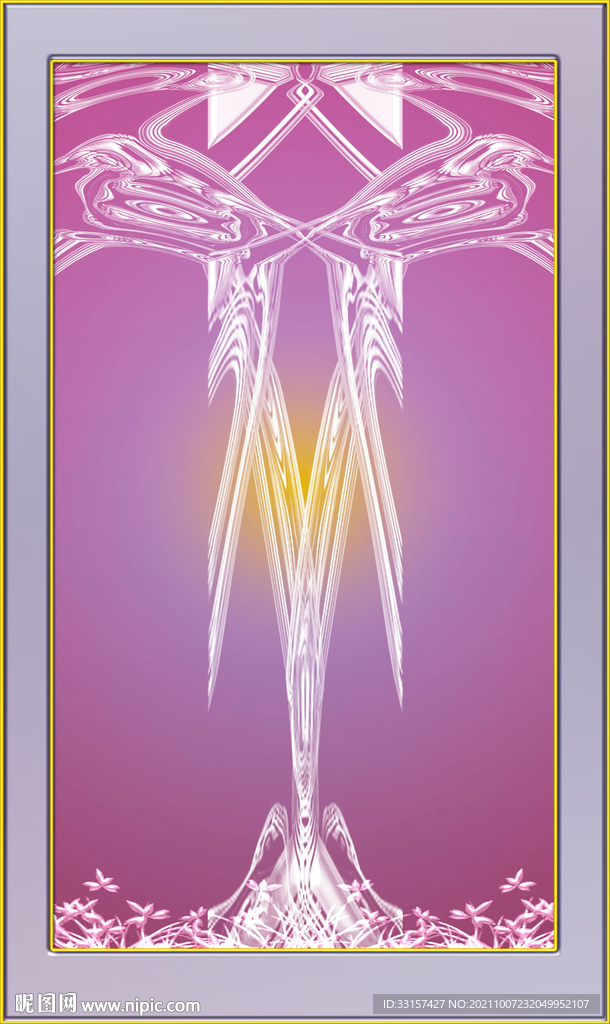 创意双喜玄关质感装饰画