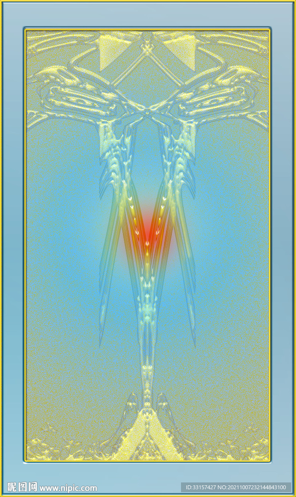 高清玄关双喜图