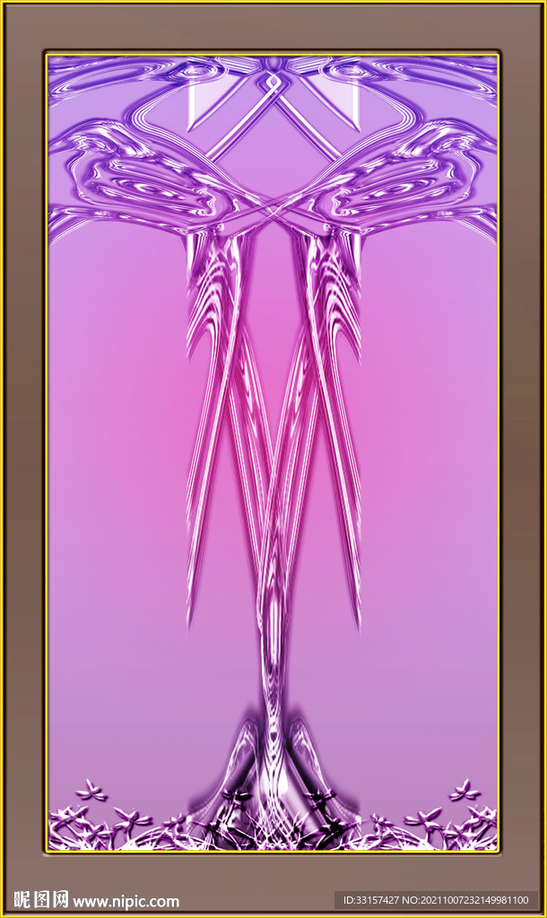 玄关创意质感双喜图