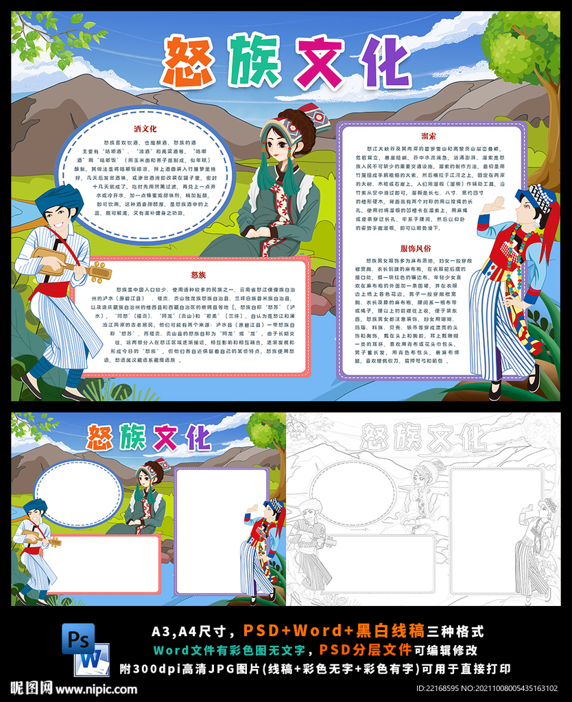 怒族少数民族风俗旅游民俗文化
