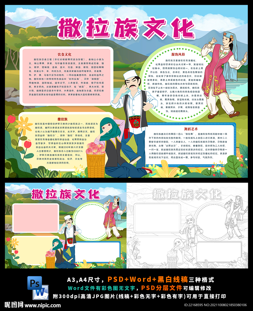 撒拉族少数民族风俗旅游民俗文化