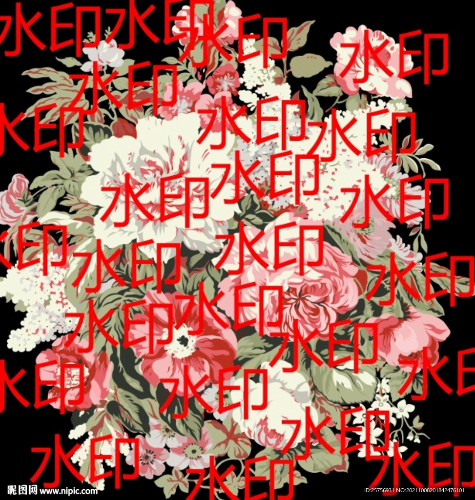 手绘花