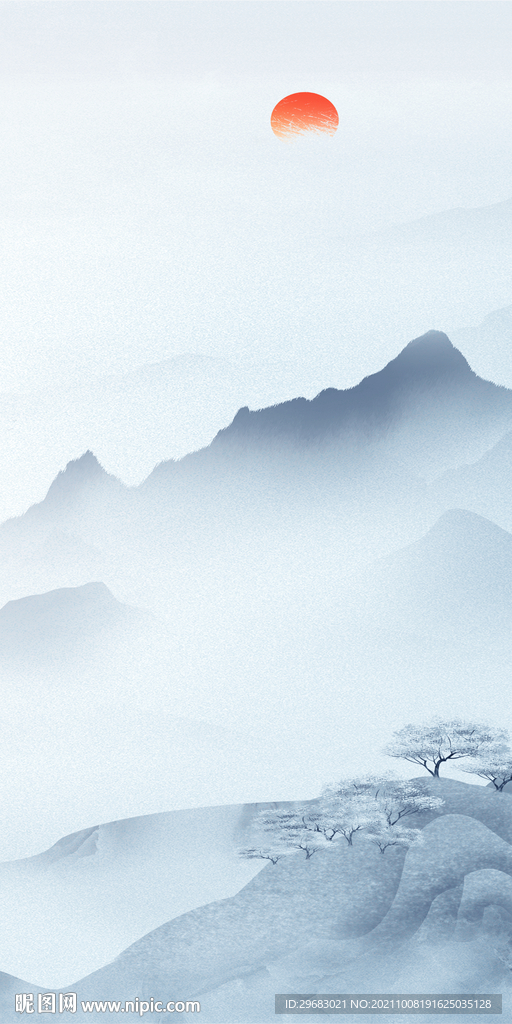 中式玄关装饰图 TIF分层画