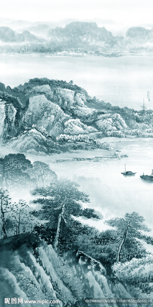 高档 玄关背景图 TIF分层画