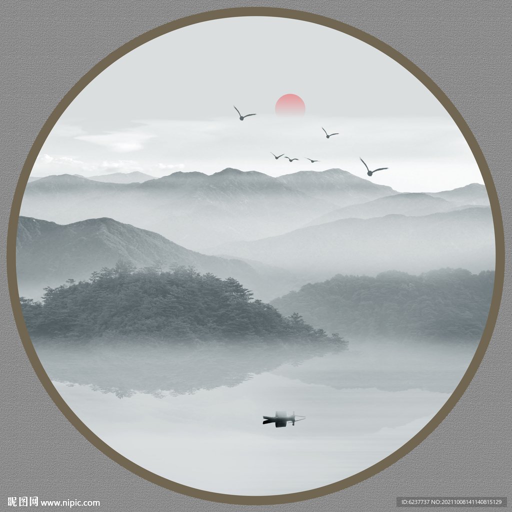 意境山水画