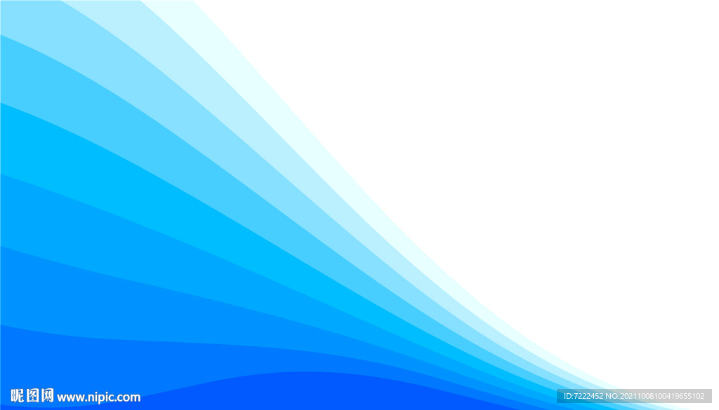 抽象蓝色曲线背景