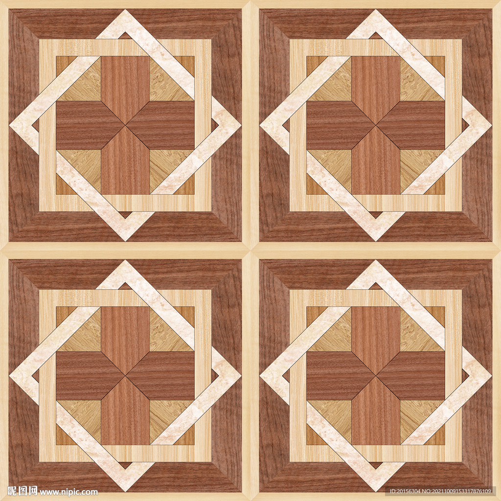 木纹拼花瓷砖设计通道分色文件