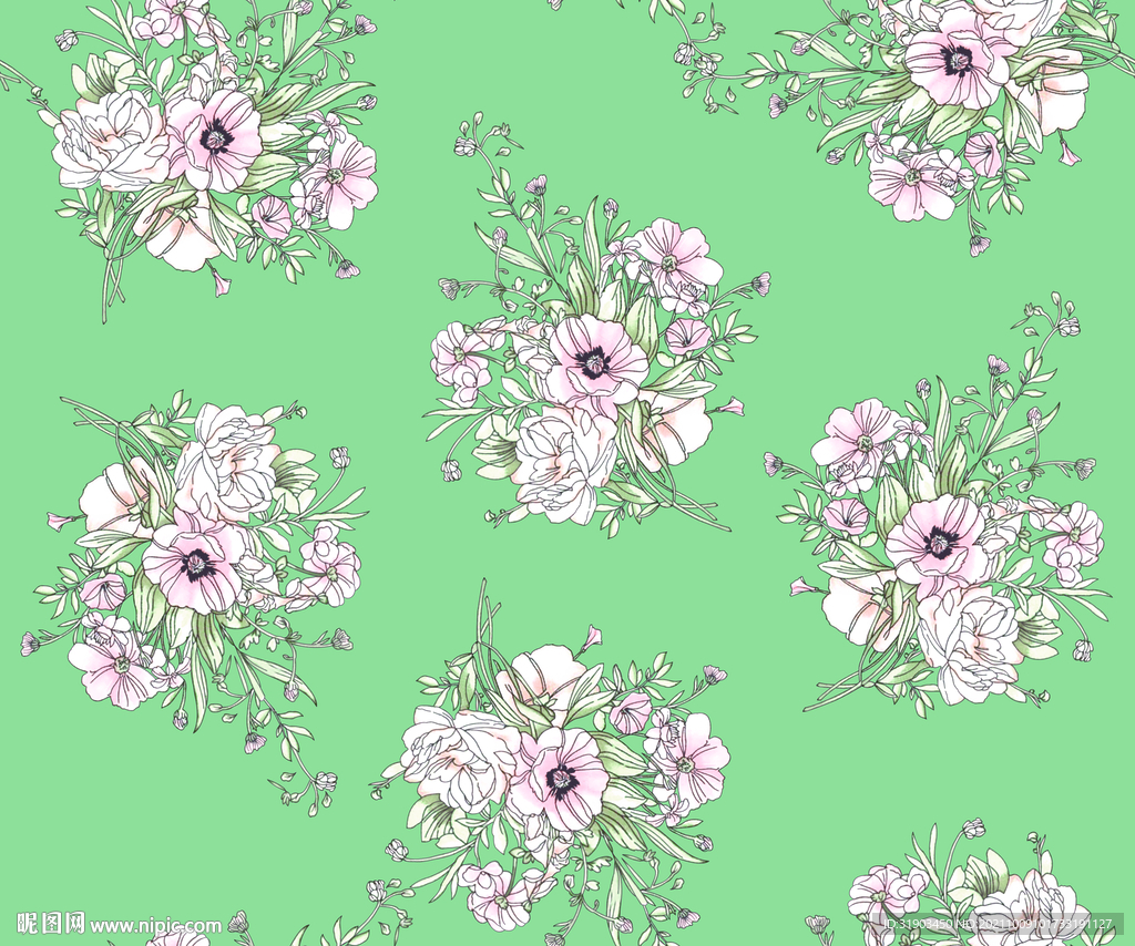手绘花
