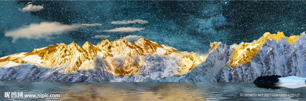 晶瓷画 麋鹿 抽象线条