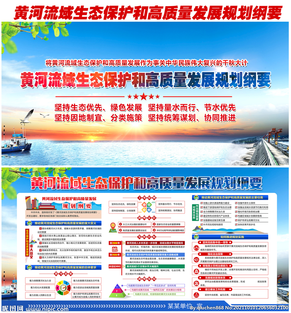 黄河生态保护和高质量发展纲要