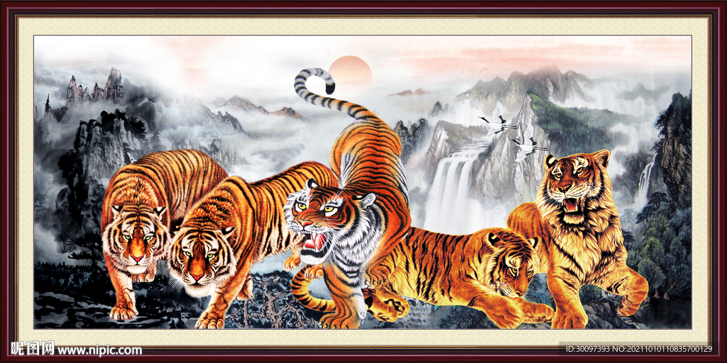 国画老虎