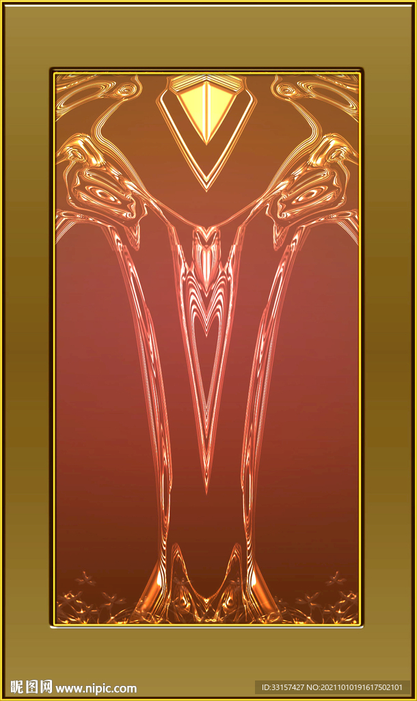 喜鹊登枝玄关高清图