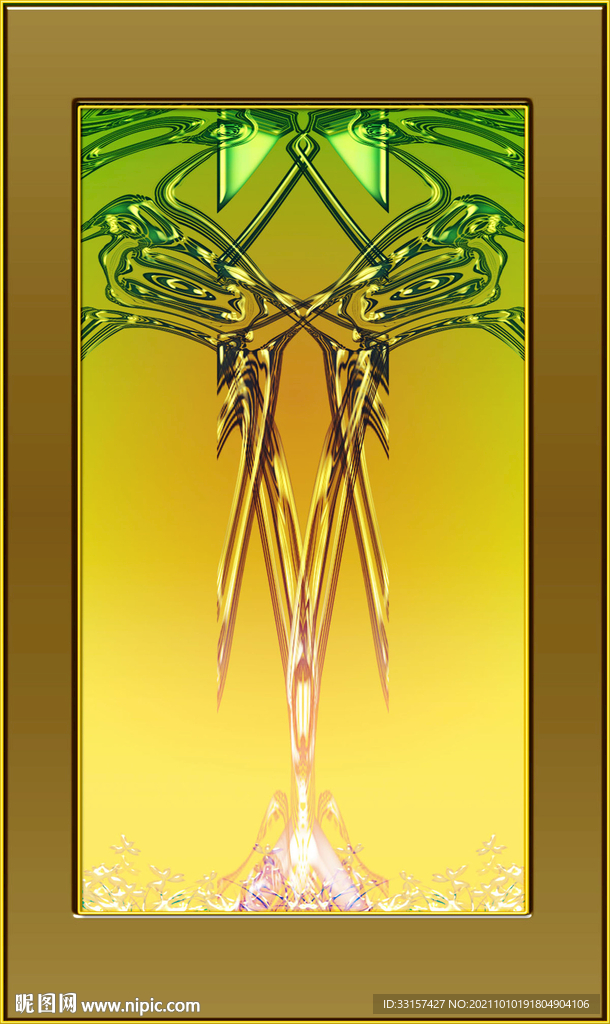 双喜登枝玄关高清图