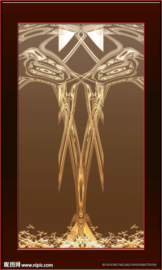 双喜登枝玄关高清图