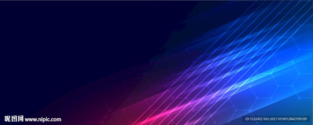 闪亮发光线条横幅